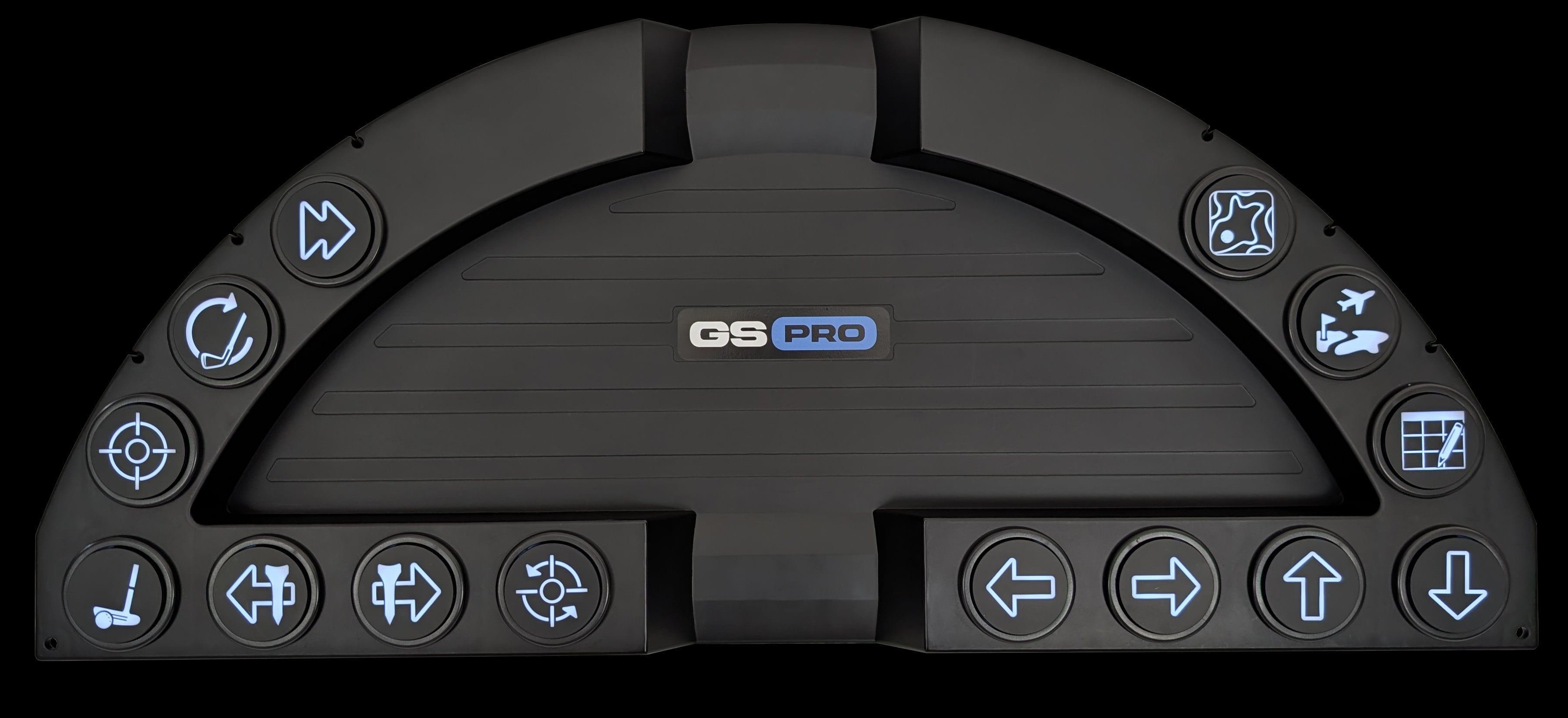 Golf Sim Controller with lights on